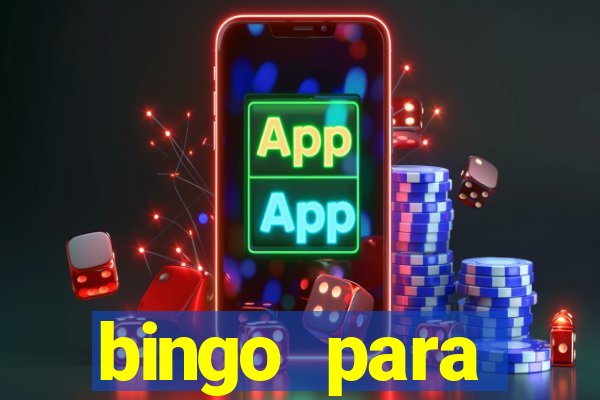 bingo para despedida de solteira para imprimir